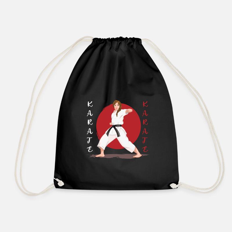 Karate - Turnbeutel - Schwarz