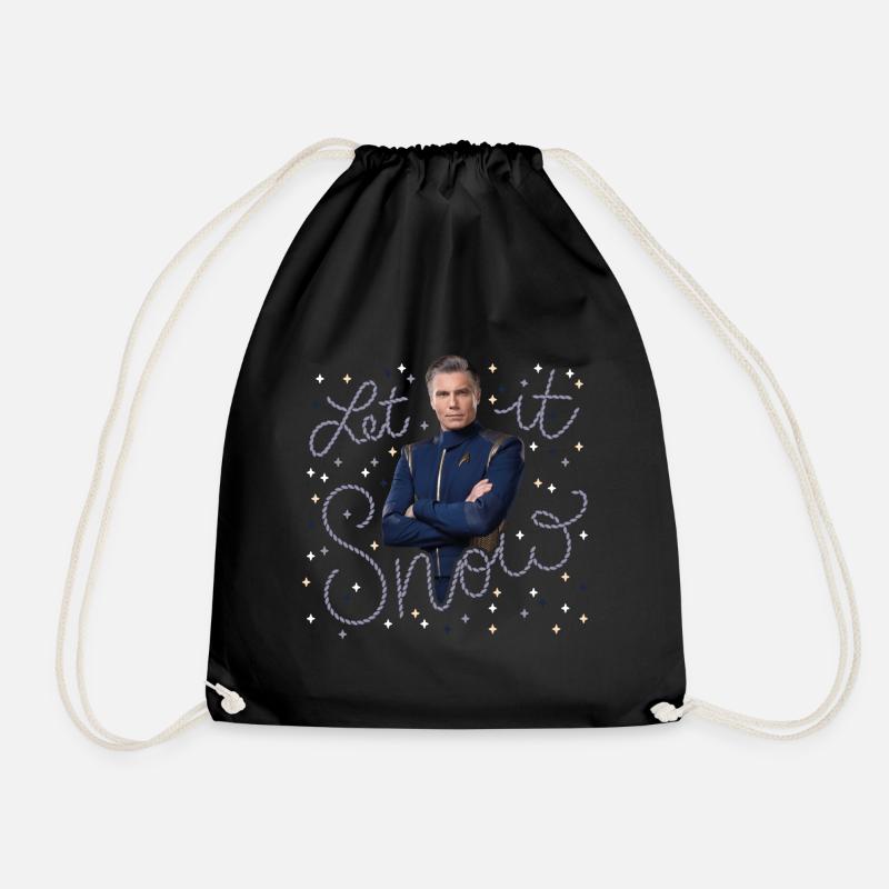 Star Trek Discovery Ugly X-Mas Let It Snow - Turnbeutel - Schwarz