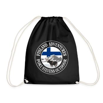 Finlande - Elk - Finlande - Orignal - Sac de sport léger - noir - Devant