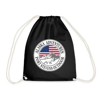 Alaska - Polaire bear - Ours polaire - Sac de sport léger - noir - Devant