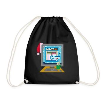 THE LIST - Drawstring Bag - black - Front