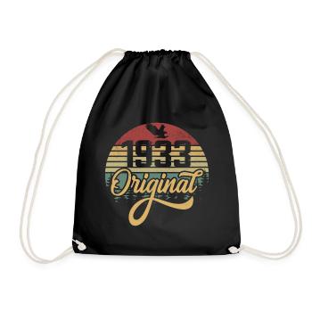Original 1933 Vintage - Cadeau D’anniversaire 1933 - Sac de sport léger - noir - Devant