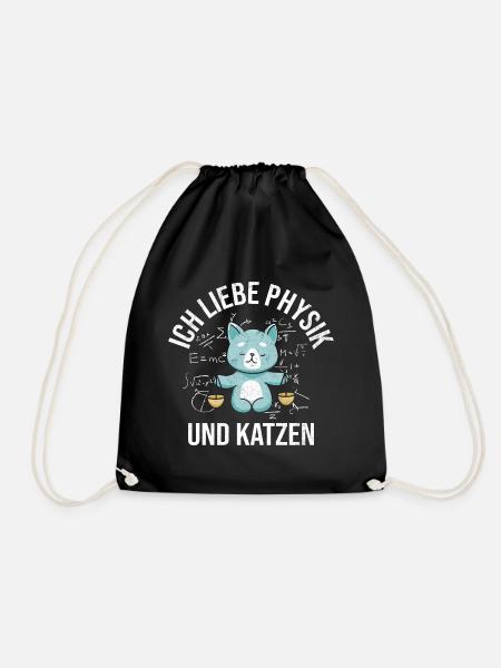 Physik Physiker Nerd - Turnbeutel - Schwarz
