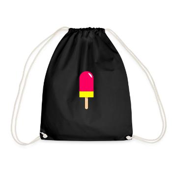 Popsicle - Drawstring Bag - black - Front