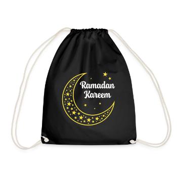 Ramadan Kareem - Drawstring Bag - black - Front