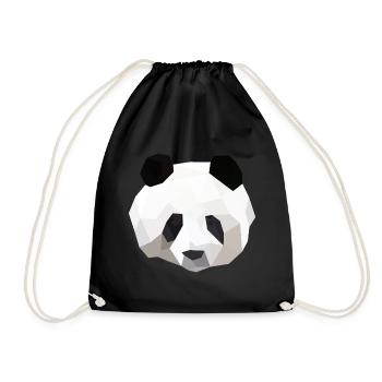 panda - Sac de sport léger - noir - Devant