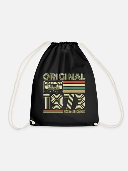 Original 1973 vintage retro vintage anniversaire - Sac de sport léger - noir