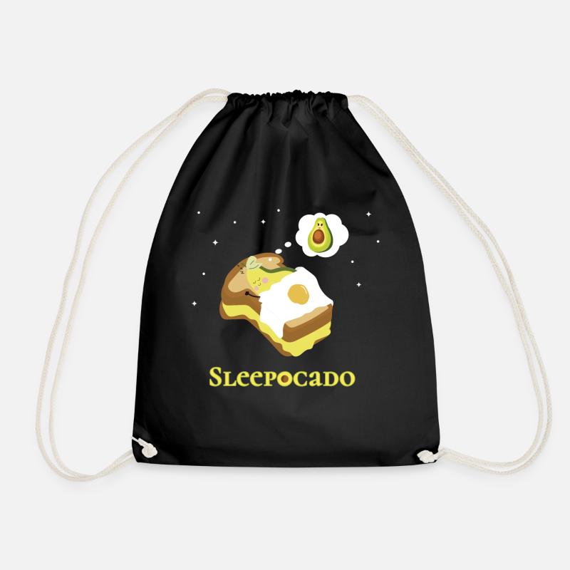 Schlafocado - Turnbeutel - Schwarz