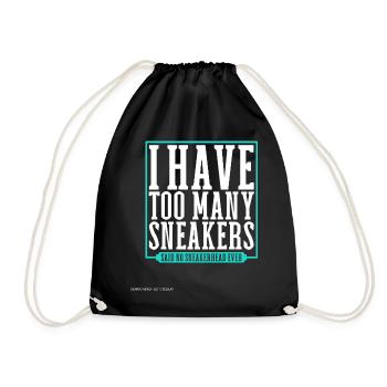 On n’a jamais trop de chaussures - Sneakerhead - Sac de sport léger - noir - Devant