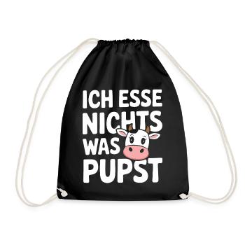 Végétarien Végétalien Végétarien Végétarien - Sac de sport léger - noir - Devant