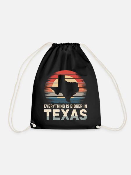 Texas State Texaner Texas - Turnbeutel - Schwarz