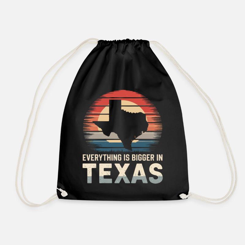 Texas State Texaner Texas - Turnbeutel - Schwarz