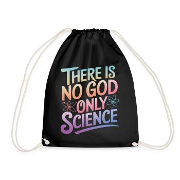 Atheismus Atheist Anti-Religion Agnostiker - Turnbeutel - Schwarz - Vorne