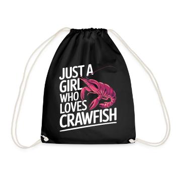 Homards, crabes, crevettes, fruits de mer - Sac de sport léger - noir - Devant