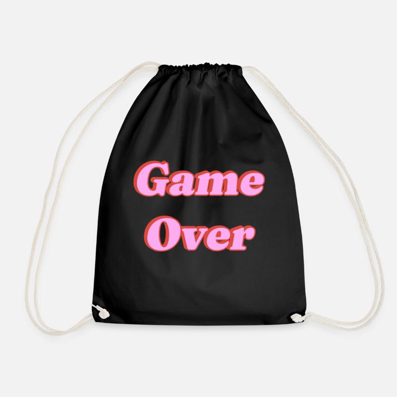 Game Over - Turnbeutel - Schwarz