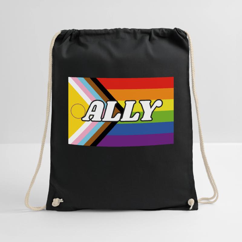 Drapeau de progrès Ally Inclusive Pride Sac de sport léger