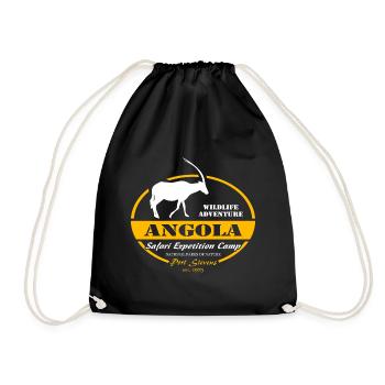 Angola - Antelope - Drawstring Bag - black - Front