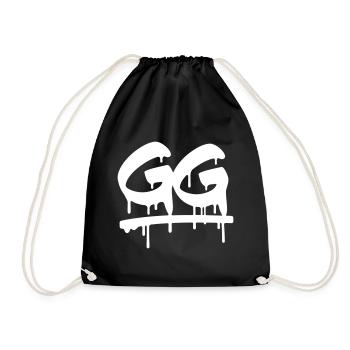 GG - Turnbeutel - Schwarz - Vorne