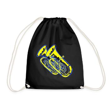tubiste - Sac de sport léger - noir - Devant
