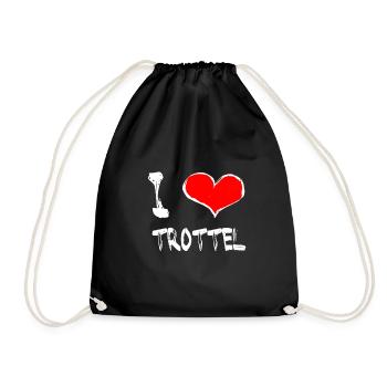 I Love Andr, - Sac de sport léger - noir - Devant