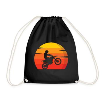Motocross MX Supercross Enduro Dirt Bike - Sac de sport léger - noir - Devant