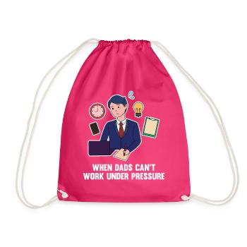 Design fort de la fête des pères - Sac de sport léger - fuchsia - Devant