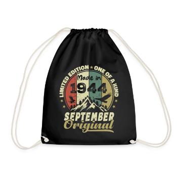 1944 - Les légendes sont nées en septembre 1944 - Sac de sport léger - noir - Devant