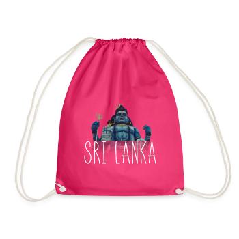 Sri Lanka Buddha Urlaub Tempel Mittelamerika Om - Turnbeutel - Fuchsia - Vorne