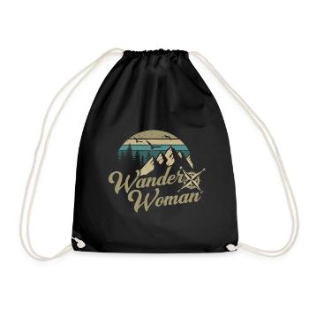 Randonnée Femme Randonnée Randonnée Femmes - Sac de sport léger - noir - Devant