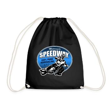 Speedway - Motorcycle Speedway - Turnbeutel - Schwarz - Vorne