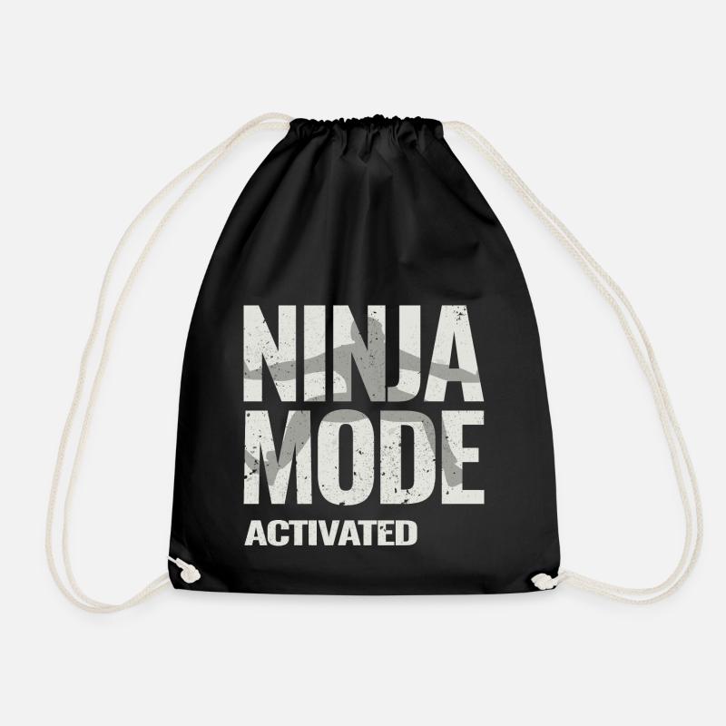 Ninja Warrior - Mode Ninja activé - Sac de sport léger - noir