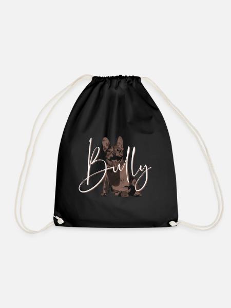 Bully Schrift - Turnbeutel - Schwarz