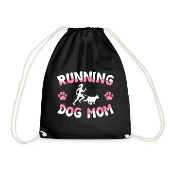 Course de canicross avec chien Canicross Runner - Sac de sport léger - noir - Devant