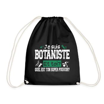 Botaniste Botanique Homme Cadeau Jardinier Jardin - Sac de sport léger - noir - Devant