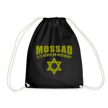 Mossad it’s never an accident Davidstern Cadeau - Sac de sport léger - noir - Devant