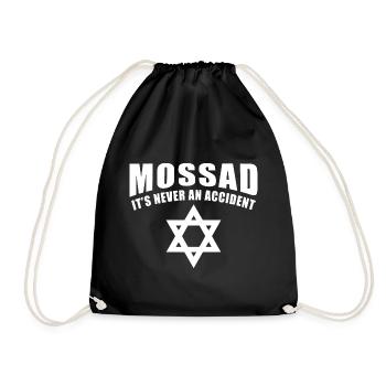 Mossad it’s never an accident Davidstern Cadeau - Sac de sport léger - noir - Devant