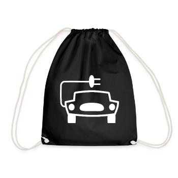Voitures électriques - Sac de sport léger - noir - Devant