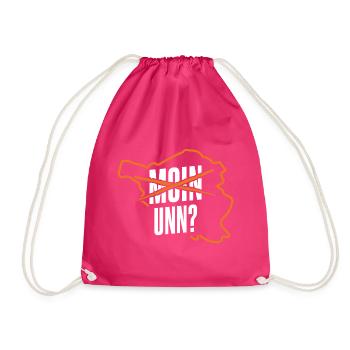 Saarbrücken Saarland Saarländer - Drawstring Bag - fuchsia - Front