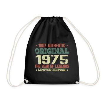 Légende Depuis 1975 Né en 1975 - 49e Anniversaire - Sac de sport léger - noir - Devant