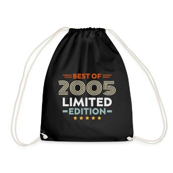 Retro 2005 Vintage Cadeau 19e Anniversaire 19 Ans - Sac de sport léger - noir - Devant