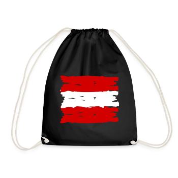 The fans from Austria - Drawstring Bag - black - Front