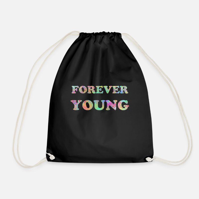 Forever Young - Turnbeutel - Schwarz