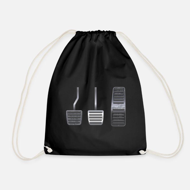 Pedals by Priority Auto Tuning Car Gift W - Drawstring Bag - black