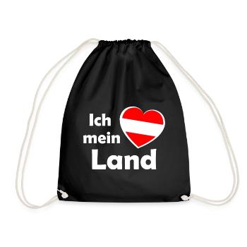 The dear Austrians - Drawstring Bag - black - Front