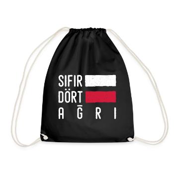 Agri 04 Turquie Turkiye cadeau vacances Turk TR - Sac de sport léger - noir - Devant