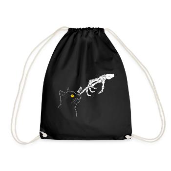 Graphique Cat - Sac de sport léger - noir - Devant