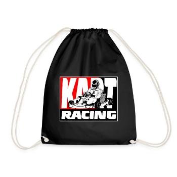 GoKart - Karting - Kart - Go Kart - Sac de sport léger - noir - Devant