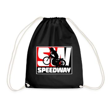 Speedway - Motorcycle Speedway - Turnbeutel - Schwarz - Vorne
