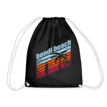 BONDI BEACH AUSTRALIEN - Turnbeutel - Schwarz - Vorne