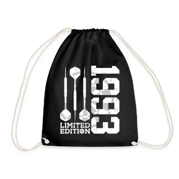 LIMITED EDITION 1993 DARTS 33. GEBURTSTAG - Turnbeutel - Schwarz - Vorne